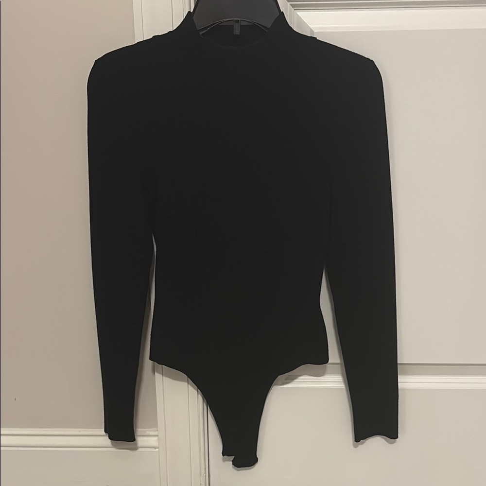 Black Long Sleeve Bodysuit
